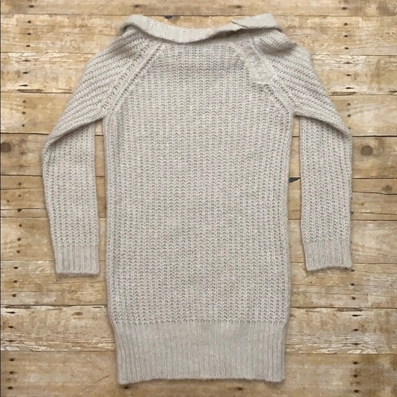 Zara Long Knit Cowl Neck Sweater - Picture 4 of 8